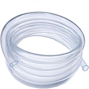 1/2" ID 5/8" OD Clear Vinyl Tubing Flexible PVC Tubing Food Grade.for Home Brewing, Wine Making, Beer Line, Aquaponics versatility and the ability to be used in a wide range of applications,（10Ft)