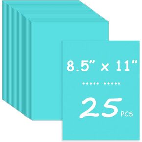 Kraft Paper Brown Cardstock 8.5 x 11, 25 Sheets Thick Card Stock