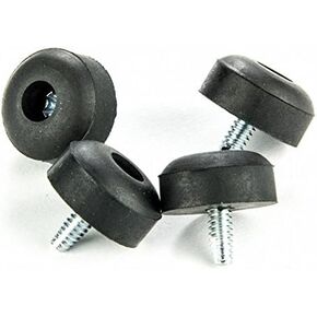 4 X Dunlop Cry Baby Replacement Rubber Feet & Screws
