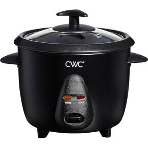 COOK WITH COLOR 6 Cup Rice Cooker 300W - Effortless Cooking and Perfectly, Cooks 3 Cups of Raw Rice for 6 Cups of Cooked Rice, Black