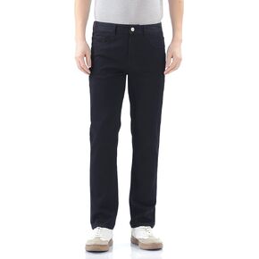FREVE Mens Jeans Regular Fit Straight Leg Stretch Jeans for Men