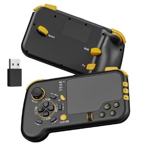 IFYOO GTP01 2.4G Wireless Gaming Touchpad with Gyro, Keyboard and Mouse with Trackpad Function Game Controller Gamepad Shape for Xbox Series X|S, Xbox One, PS5, PS4, Steam, PC Windows 11 10 - Black2
