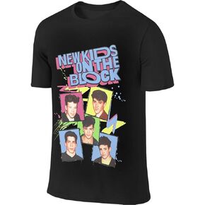 New-Kids On The-Block Design Pure Cotton Breathable T-Shirt for Man Black in Saudi Arabia