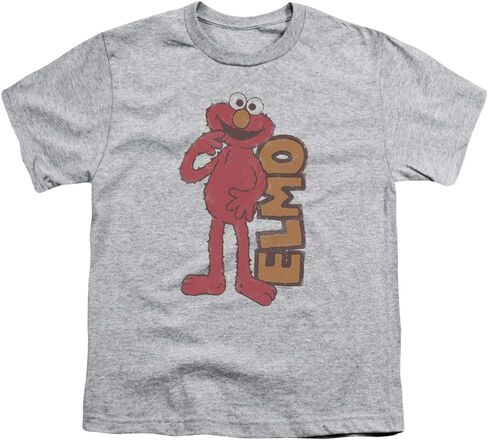 Sesame Street Vintage Elmo & Stickers Toddler Little Boys & Girls T Shirt & Stickers in Saudi Arabia