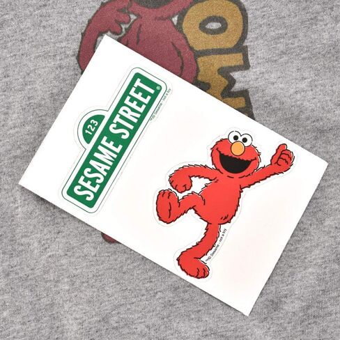 Sesame Street Vintage Elmo & Stickers Toddler Little Boys & Girls T Shirt & Stickers in Saudi Arabia