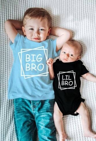 Toddler Baby Boy Big Brother Shirt Promoted to Big Brother Announcement T-Shirt Kids Short Sleeve Tee Shirt Age 2-7 Years in Saudi Arabia