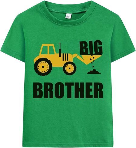 Toddler Baby Boy Big Brother Shirt Promoted to Big Brother Announcement T-Shirt Kids Short Sleeve Tee Shirt Age 2-7 Years in Kuwait