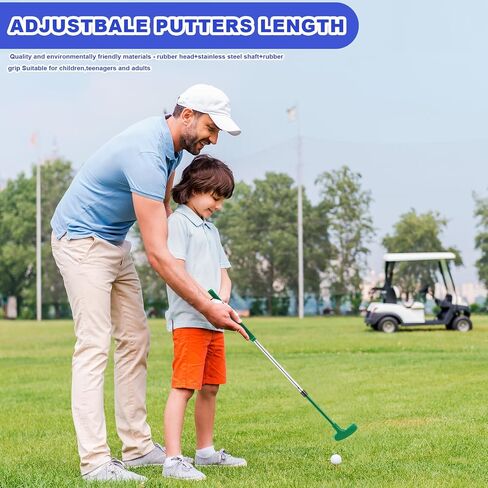 Syhood 12 Pcs Adjustable Golf Putters 6 Colors Two Way Retractable Golfball Putters Adjustable Length Aluminum Alloy Golf Putters Bulk for Right or Left Handed Kids Teenagers Children Mini Golf Clubs in Saudi Arabia