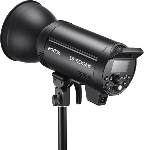 Godox DP600III-V DP600IIIV 600Ws Studio Flash Light - Bowens Mount Photography Lighting with Built-in 2.4G Wireless X System & 30W Modeling Lamp for Photographic Studio Portrait Shooting in Saudi Arabia