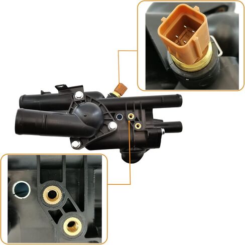 GaeaAuto 256002G600 منظم حرارة مبرد المحرك مناسب لـ 2008 2009 2010 Hyundai Sonata Kia Optima Rondo 2.4L in Kuwait