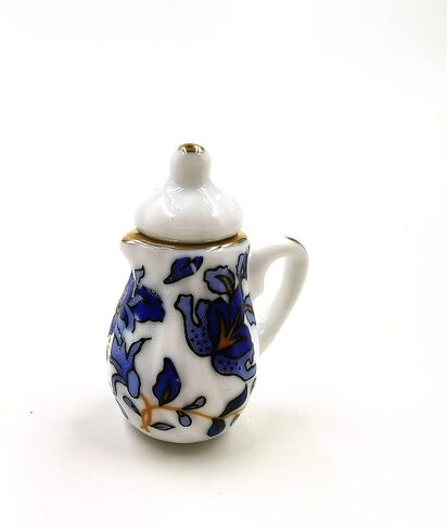 Taponukea 15 قطعة مجموعات الشاي المصغرة الخزف دمية اكسسوارات المطبخ والأثاث 1 12 مقياس in Kuwait