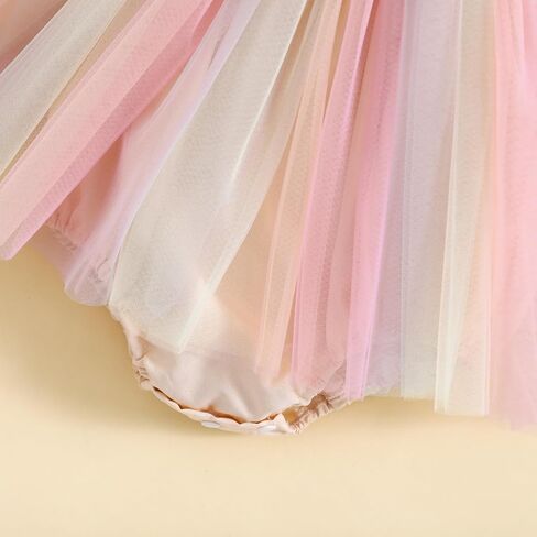 Kishawna Newborn Baby Girls Clothes Mesh Sleeveless Romper Tutu Dress Butterfly Wing Princess Skirt Hem Jumpsuits in Saudi Arabia