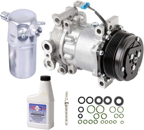 AC Compressor & A/C Kit For Chevy S-10 S10 Blazer GMC Sonoma Jimmy S15 Olds Bravada Isuzu Hombre 4.3L V6 - BuyAutoParts 60-80140RK New in Saudi Arabia