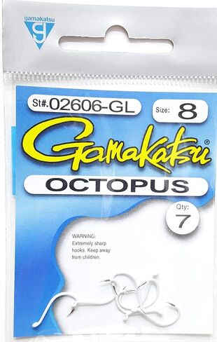 Gamakatsu Gamakatsu Octopus Hook Size ' Pack Glow in Saudi Arabia