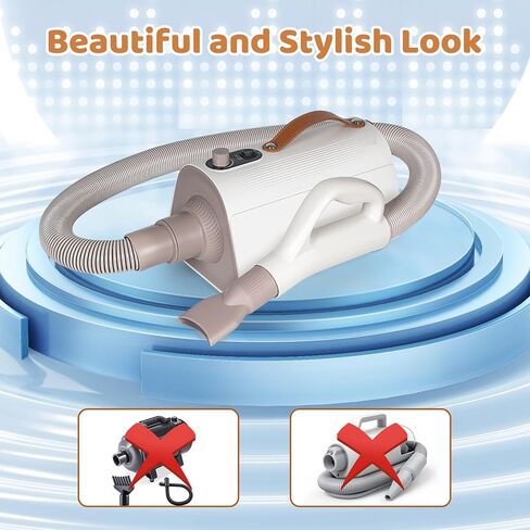 مجفف شعر الحيوانات الأليفة من LBFO، مجفف للكلاب عالي القوة، مجفف للحيوانات الأليفة منزلي عالي السرعة مع ضبط ذكي لدرجة الحرارة، مجفف حديث للعناية بالحيوانات الأليفة مع 4 فوهات للمنزل، محطة غسيل الحيوانات الأليفة، السفر in Kuwait