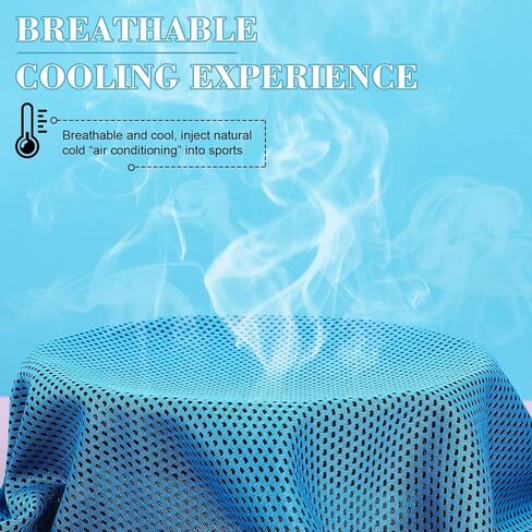 36 قطعة مناشف تبريد كبيرة الحجم 35 × 12 بوصة مناشف تبريد للرقبة والوجه من الألياف الدقيقة للسفر ومنشفة ثلج للعرق ناعمة قابلة للتنفس منشفة باردة لليوجا ورياضة الجري والتمارين والتخييم واللياقة البدنية (أسود) in Kuwait