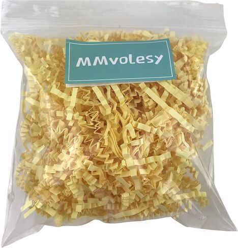 MMvolesy Black MetallicSolid Colored Crinkle Paper Filler for Gift Wrap and Basket Filler for Gift Box Filling Cut Paper Shred Filler 2LB in Saudi Arabia