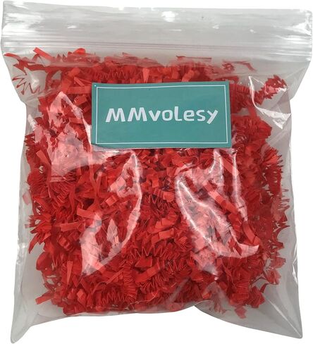 MMvolesy Black MetallicSolid Colored Crinkle Paper Filler for Gift Wrap and Basket Filler for Gift Box Filling Cut Paper Shred Filler 2LB in Saudi Arabia