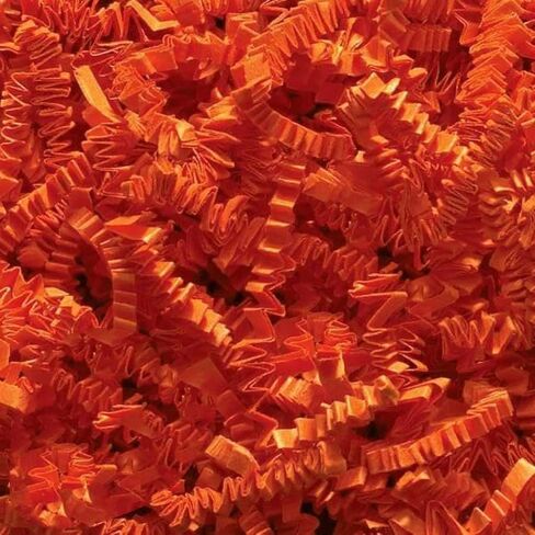 HongRun Crinkle Cut Paper Shred Filler (2LB) for Gift Wrapping & Basket Filling -Orange in Saudi Arabia