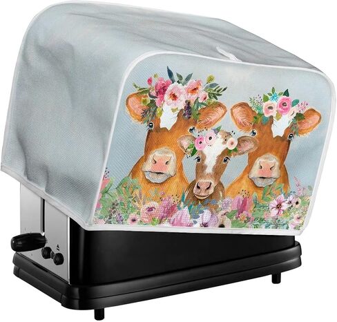 Butterfly Toaster Covers Bling Bread Maker Oven Protector Covers 2 Slice Toaster Dust Proof Fingerprint Covers Kitchen Accessories for Decor, Blue in Saudi Arabia