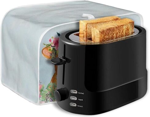 Butterfly Toaster Covers Bling Bread Maker Oven Protector Covers 2 Slice Toaster Dust Proof Fingerprint Covers Kitchen Accessories for Decor, Blue in Saudi Arabia