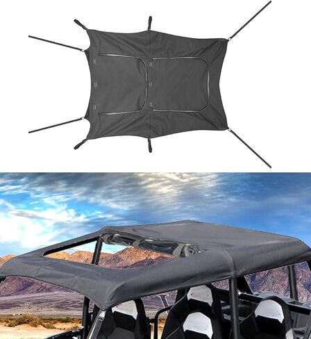 RZR Mesh Soft Top, Goldfire Convertible RZR Canvas Fabric Roof Top with Sunroof Fits for RZR XP 1000 Turbo 900 (2 Seater) in Saudi Arabia