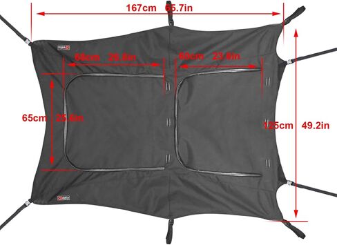 RZR Mesh Soft Top, Goldfire Convertible RZR Canvas Fabric Roof Top with Sunroof Fits for RZR XP 1000 Turbo 900 (2 Seater) in Saudi Arabia