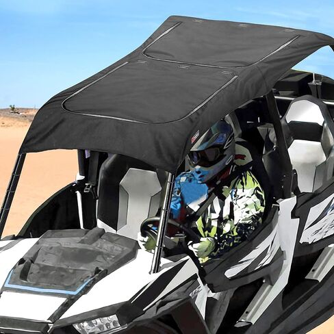RZR Mesh Soft Top, Goldfire Convertible RZR Canvas Fabric Roof Top with Sunroof Fits for RZR XP 1000 Turbo 900 (2 Seater) in Saudi Arabia