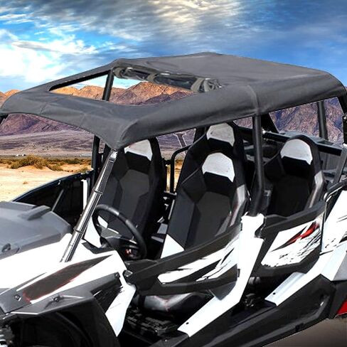 RZR Mesh Soft Top, Goldfire Convertible RZR Canvas Fabric Roof Top with Sunroof Fits for RZR XP 1000 Turbo 900 (2 Seater) in Saudi Arabia