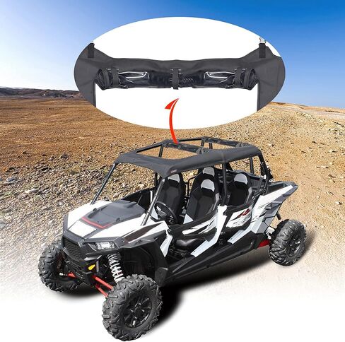 RZR Mesh Soft Top, Goldfire Convertible RZR Canvas Fabric Roof Top with Sunroof Fits for RZR XP 1000 Turbo 900 (2 Seater) in Saudi Arabia