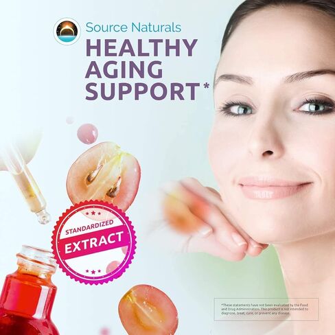Source Naturals Resveratrol, for Heart and Healthy Aging* 200 mg - 30 Tablets in Saudi Arabia