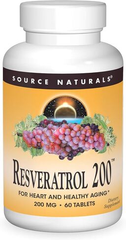 Source Naturals Resveratrol, for Heart and Healthy Aging* 200 mg - 30 Tablets in Saudi Arabia