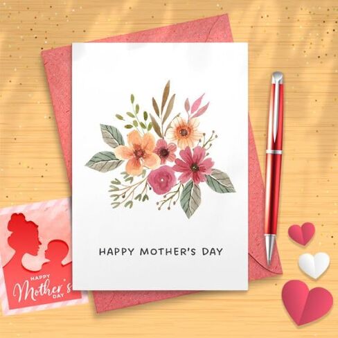 Mother's Day Card | Happy Mother's Day Card | Mothers Day Card | Mothers Day Card | [01696] in Saudi Arabia