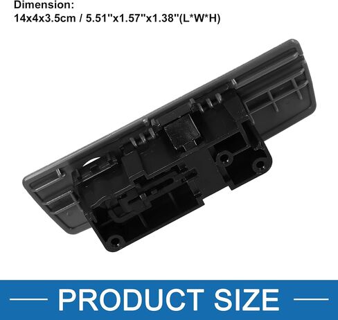 A ABSOPRO Glove Box Latch Handle 5JM55ZJ8AC Car Interior Accessories for Jeep Wrangler 2007-2017 Plastic Black in Saudi Arabia