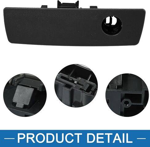 A ABSOPRO Glove Box Latch Handle 5JM55ZJ8AC Car Interior Accessories for Jeep Wrangler 2007-2017 Plastic Black in Saudi Arabia