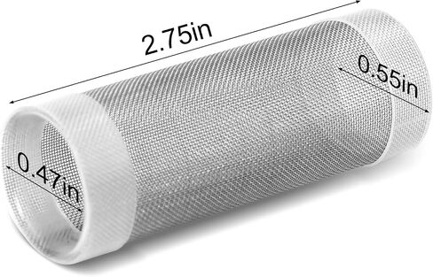 QISXYE Aquarium Stainless Steel Inflow and Outflow Screen Protector Suitable for Pipe Diameter 0.47in-0.55in (12-14mm) in Saudi Arabia