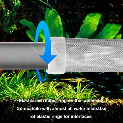 QISXYE Aquarium Stainless Steel Inflow and Outflow Screen Protector Suitable for Pipe Diameter 0.47in-0.55in (12-14mm) in Saudi Arabia