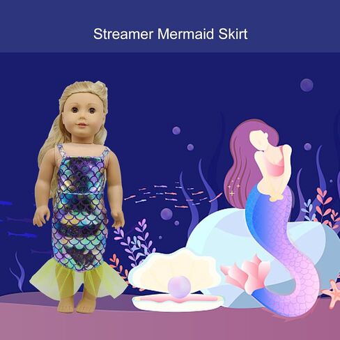10 Sets 16-18 Inch Baby Doll Clothes,Casual Clothes Pajamas Accessories Include Hair Clips Fits 43cm New Born Baby Doll-Best Gift.(16 Inch-10set) in Saudi Arabia