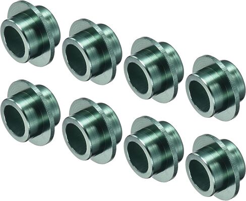 M METERXITY 8 Pack Spacers - Inline Axle Bushing Wheel Center Spacer Aluminum, Apply to Roller Skating/Outdoor Sports (0.4" H, Green) in Kuwait