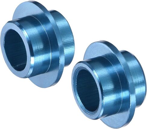 M METERXITY 8 Pack Spacers - Inline Axle Bushing Wheel Center Spacer Aluminum, Apply to Roller Skating/Outdoor Sports (0.4" H, Blue) in Saudi Arabia