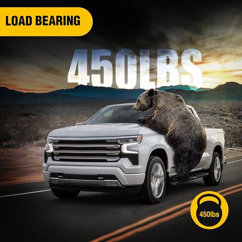 Nilight Running Boards for 2019-2024 Chevy Silverado/GMC Sierra 1500 Double Cab 2020-2024 Silverado/GMC Sierra 2500HD 3500HD 6 Inch Aluminum Bolt-on Powder Coated Side Step Nerf Bars, 2 Years Warranty in Kuwait