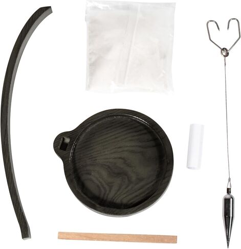 Kihomi Wooden Sand Pendulum for Desk | Creative Swinging Sand Tracing Pendulum | Magical Kinetic Decor for Zen Office and Home Decor | Relaxing Accessories for Tensegrity and Ornament Gifts (Brown) in Kuwait