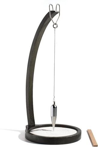 Kihomi Wooden Sand Pendulum for Desk | Creative Swinging Sand Tracing Pendulum | Magical Kinetic Decor for Zen Office and Home Decor | Relaxing Accessories for Tensegrity and Ornament Gifts (Brown) in Kuwait