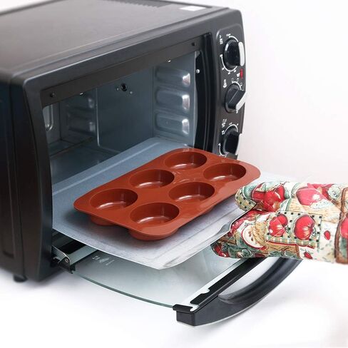 homEdge 6-Cavity Heart Silicone Mold, 3 Packs Heart Shape Molds for Making Handmade Soap, Chocolate, Soap Candles and Jelly-Brown in Kuwait