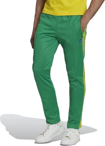 adidas Originals Beckenbauer Track Pants Team Green/Team Yellow/Bold Blue XL in Saudi Arabia