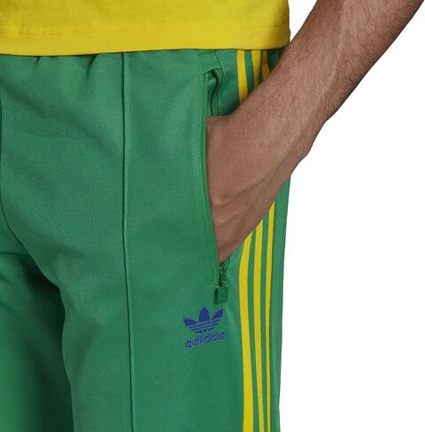 adidas Originals Beckenbauer Track Pants Team Green/Team Yellow/Bold Blue XL in Saudi Arabia