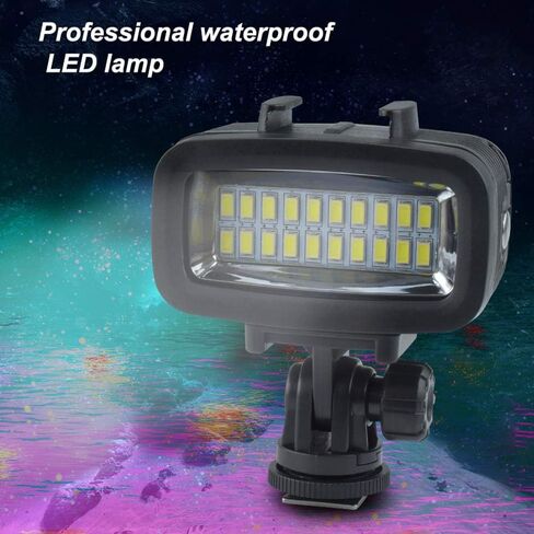 LIANQIAN Waterproof Video Light Underwater Lights Dive Light for Gopro/AKASO Action Cameras and Canon/Nikon SLR Cameras Sea forgs Underwater Housing (SL-101) in Kuwait