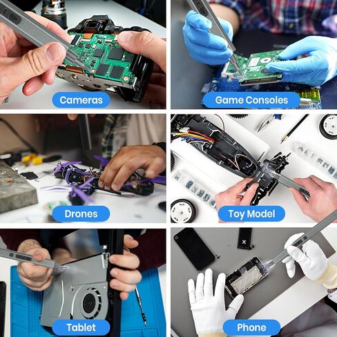 Mini Electric Screwdriver, VIPITH 50 in 1 Precision Screwdriver Cordless Screwdriver Kit with 40 Magnetic Bits, Power Screwdriver Set Repair Tool for Phone Camera Laptop Watch Computer in Kuwait