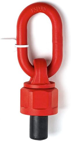 2pcs M8 x 13 0.3Ton-0.6Ton Swivel Eye Bolt Alloy Steel Material 360° Rotation Hoist Ring Heavy Duty Large Carrying Capacity Eye Bolt Tensile Strength ob is 1080MPa in Saudi Arabia