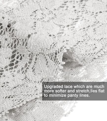 ملابس داخلية نسائية من ASIMOON مصنوعة من القطن بيكيني متوسط ​​الخصر مثير من الدانتيل للسيدات 6 قطع in Kuwait